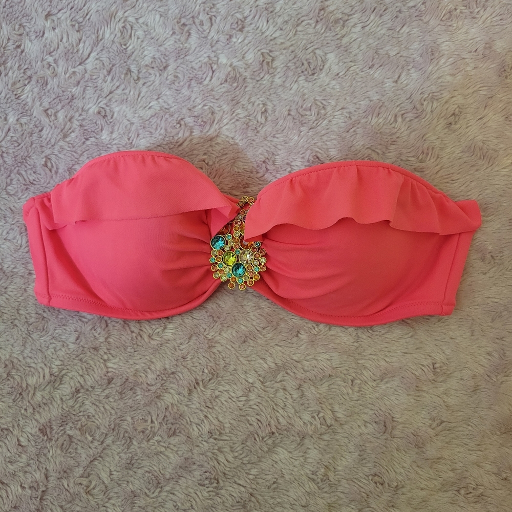 Coral pink Victoria's Secret bikini top